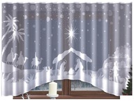 Betlehem 250x120cm žakárová záclona, biela Betlehem 250x120cm žakárová záclona, biela