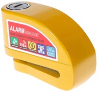ZÁMKA S ALARMOM 110dB ŽLTÝ DISK ZÁMEK ZÁMKA S ALARMOM 110dB ŽLTÝ DISK ZÁMEK