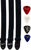 FENDER pás na akustickú elektrickú gitaru + trsátka FENDER pás na akustickú elektrickú gitaru + trsátka