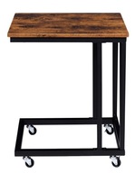 Table Loft Mobile Table Agered Brown Oak