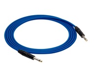 Štandardný červený gitarový kábel Jack Mono 6.3 Blue 0,5 m