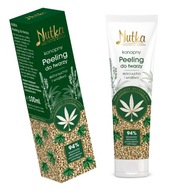 Konopný CBD peeling na tvár, vyhladzujúci - NUTKA - 100 ml