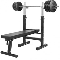 Vinylový set bench press + činka, 38 kg