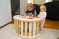 Drevené montessori hojdačky pre deti, veľké, stoličky, písacie stoly, stoly, masívne PL
