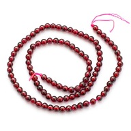 Korálky prírodné námorníckej modrej, trieda AA, okrúhle bordové, 4 mm, 90ks/38cm/prameň Korálky prírodné námorníckej modrej, trieda AA, okrúhle bordové, 4 mm, 90ks/38cm/prameň