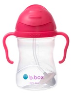 B.BOX detská fľaša na vodu so slamenou malinovkou 240 ml