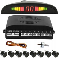 8x CÚVACÍ PARKOVACÍ SENZOR PREDNÝ A ZADNÝ LED LCD 8x CÚVACÍ PARKOVACÍ SENZOR PREDNÝ A ZADNÝ LED LCD