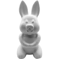 ZAJAK vyrobený z polystyrénu, zajačik z polystyrénu 24 cm