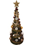 KUŽEL Vianočný stromček ZDOBENÝ ozdobami 100 cm ODLETÉ