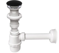 CLICK-CLACK UMÝVADLOVÝ SIPHON, ČIERNY, BEZ PREPL. CLICK-CLACK UMÝVADLOVÝ SIPHON, ČIERNY, BEZ PREPL.