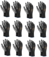 Nitrilové rukavice 12 PAR pre mechanikov, veľkosť M (8)