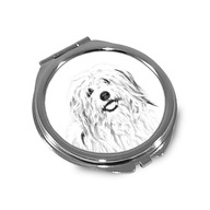 Coton de Tulear Skladacie vreckové zrkadlo Coton de Tulear Skladacie vreckové zrkadlo