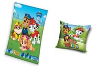 Veľká deka Soft CORAL prikrývka do postele + obliečka na vankúš PAW PATROL Veľká deka Soft CORAL prikrývka do postele + obliečka na vankúš PAW PATROL