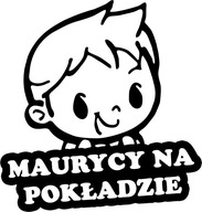 Samolepka MAURYCY IN THE CAR 18x15 farieb Samolepka MAURYCY IN THE CAR 18x15 farieb