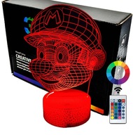 Super Mario Bros 3D LAMP nočná LED lampa Super Mario Bros 3D LAMP nočná LED lampa