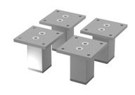 4 x HLINÍKOVÁ NOŽKA NÁBYTKU V 60 MM ALU 4 x HLINÍKOVÁ NOŽKA NÁBYTKU V 60 MM ALU
