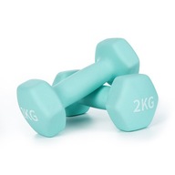 Sada liatinových závaží na činky, činky 2x2kg Sada liatinových závaží na činky, činky 2x2kg