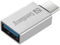 Sandberg adaptér USB-C na USB 3.0 Dongle 136-24