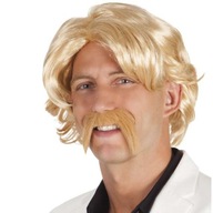 Parochňa gal ASTERIX blond vlasy s fúzmi KOSTÝM Parochňa gal ASTERIX blond vlasy s fúzmi KOSTÝM