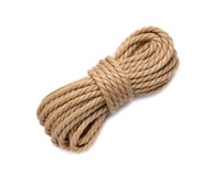 Prírodné jutové lano, jutový špagát, 16mm, 10m Prírodné jutové lano, jutový špagát, 16mm, 10m