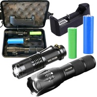 2x NABÍJACIE TAKTICKÉ SVETELNÉ ZOOM CREE T6 SET BASS POĽSKO 2x NABÍJACIE TAKTICKÉ SVETELNÉ ZOOM CREE T6 SET BASS POĽSKO