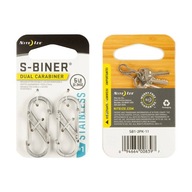 Kľúčenka Nite Ize - S-Biner Keychain 1 Steel Silver - 2 kusy Kľúčenka Nite Ize - S-Biner Keychain 1 Steel Silver - 2 kusy