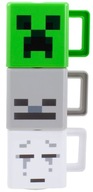 MINECRAFT hrnčeky 3ks/sada Creeper Skeleton Ghast