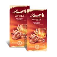 Lindt Mliečna čokoláda s tekutou náplňou a whisky 100g x2 Lindt Mliečna čokoláda s tekutou náplňou a whisky 100g x2
