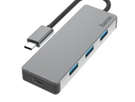 Hama USB-C hub 3xUSB-A 3.2 GEN2, 1xUSB-C (PD+DATA) Hama USB-C hub 3xUSB-A 3.2 GEN2, 1xUSB-C (PD+DATA)