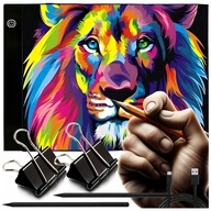 Grafický tablet LED rysovacia doska A4 + zadarmo! Grafický tablet LED rysovacia doska A4 + zadarmo!