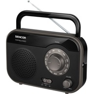 Prenosné rádio Sencor SRD 210B AM/FM 230V/ 3x1,5V