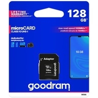 Pamäťová karta Micro SD s adaptérom Goodram 128GB triedy 10
