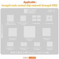 Šablóna SSD1 2 3 BGA Reballing Stencil pre DDR S Šablóna SSD1 2 3 BGA Reballing Stencil pre DDR S