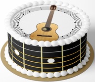 NARODENINOVÝ SET VLNY GITAROVÁ GITARA gitara 29cm HRANY 95cm