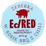 Konzervované rebrá BBQ hotové jedlo Ed Red 280g