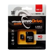 32GB Imro microSD pamäťová karta + 10C adaptér