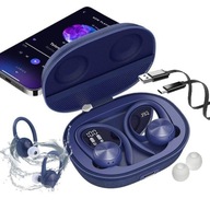 BEZDRÔTOVÉ ŠPORTOVÉ SLÚCHADLÁ BLUETOOTH DO UŠÍ + NABÍJACIE Púzdro J92 MODRÉ BEZDRÔTOVÉ ŠPORTOVÉ SLÚCHADLÁ BLUETOOTH DO UŠÍ + NABÍJACIE Púzdro J92 MODRÉ