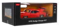 1970 Dodge Charger RT červený model RASTAR 1:16 Auto na diaľkové ovládanie + P