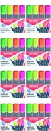 Zvýrazňovače kancelárskych produktov 4ks MIX COLOR Case x8