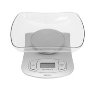 Kuchynská váha KingHoff 5kg, plast, miska. Kuchynská váha KingHoff 5kg, plast, miska.