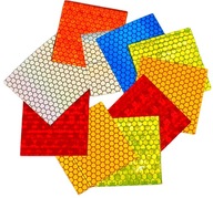 REFLEXNÉ SAMOLEPIE 5x5cm MIX 10ks REFLEXNÉ SAMOLEPIE 5x5cm MIX 10ks