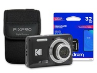 Kamera KODAK X55 čierna + puzdro + 32GB karta Kamera KODAK X55 čierna + puzdro + 32GB karta