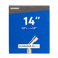 BICYKLE TUBE 14"X1,5-1,9 SCHRADER VENTIL BICYKLE TUBE 14"X1,5-1,9 SCHRADER VENTIL