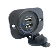 USB nabíjačka do auta 5V 12/24V 2,1A USB nabíjačka do auta 5V 12/24V 2,1A