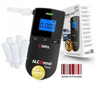 Elektronický alkohol tester Xblitz ALCONTROL HERO + 5 náustkov