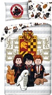 Bavlnené obliečky Lego Harry Potter bloky 140x200 originál obliečka na vankúš