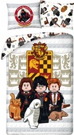 Lego obliečky Harry Potter 140x200 detská bavlnená obliečka na vankúšik Bricks ORIGINAL Lego obliečky Harry Potter 140x200 detská bavlnená obliečka na vankúšik Bricks ORIGINAL