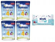 HUMANA 4 NÁSLEDNÉ MLIEKO PO 24 M+ 4x650G Utierky HUMANA 4 NÁSLEDNÉ MLIEKO PO 24 M+ 4x650G Utierky