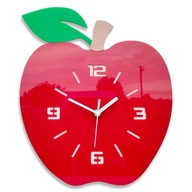 NÁSTENNÉ HODINY APPLE - DIY 3D - KRÁSNE A ŠTÝLOVÉ! NÁSTENNÉ HODINY APPLE - DIY 3D - KRÁSNE A ŠTÝLOVÉ!