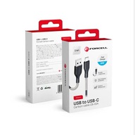 Uhlíkový USB kábel USB-C 18W Android Auto 100cm Uhlíkový USB kábel USB-C 18W Android Auto 100cm